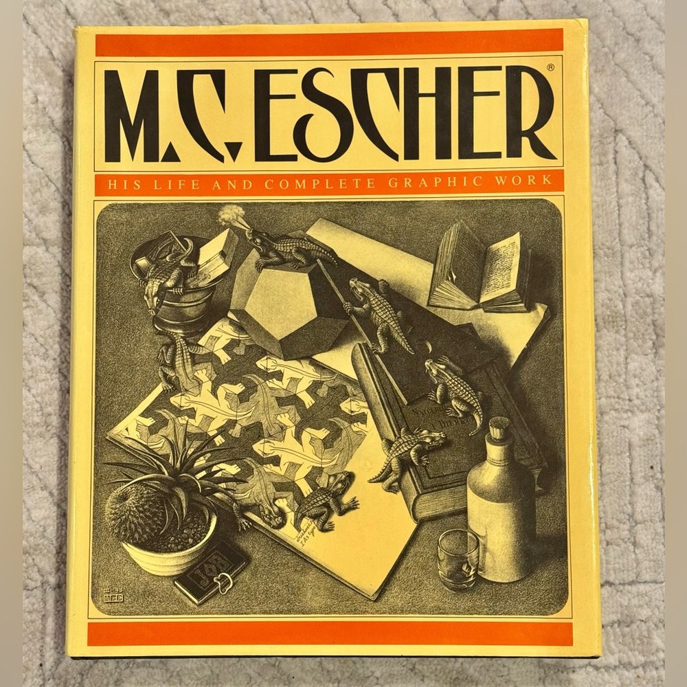 Rare M.C. Escher Coffee Table Art Book